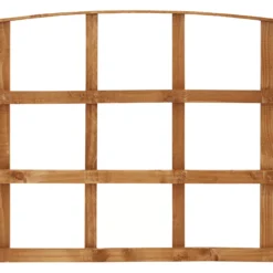 Arched Pine Trellis Panel (W)183cm X (H)57cm -Garden Seed Store arched pine trellis panel w 183cm x h 57cm3663602430643 03bq