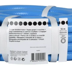 AT-2 Blue 3-layer Braided Hose Pipe (L)15m -Garden Seed Store at 2 blue 3 layer braided hose pipe l 15m3663602940449 07c bq scaled