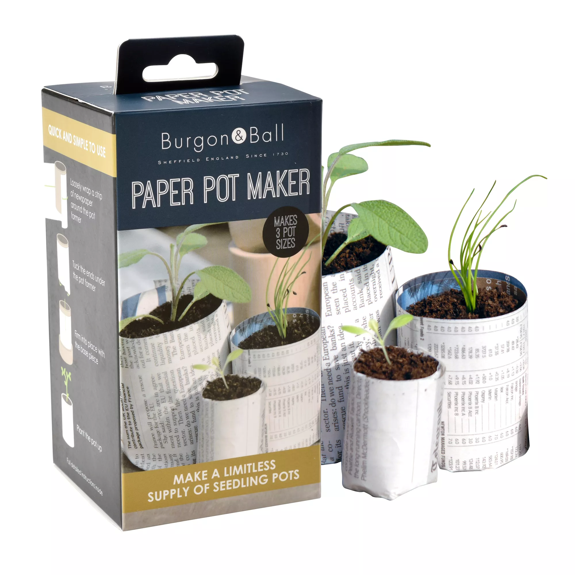Burgon & Ball Eco Pot Maker Kit 1 Burgon & Ball Eco Pot Maker Kit