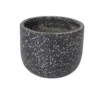 Charcoal Speckled Plant Pot (Dia)21.2cm