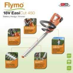 Flymo EasiCut 450 18V 450mm Cordless Hedge Trimmer -Garden Seed Store flymo easicut 450 18v 450mm cordless hedge trimmer7392930760868 01t bq scaled