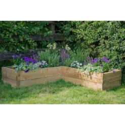 Forest Garden 28 X 131 X 131 Wood Rectangular Raised Bed Kit