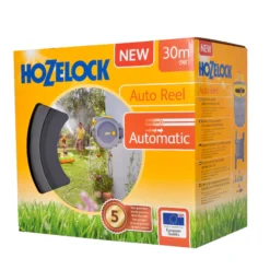 Hozelock Auto-reel Wall-mounted Hose Reel & Hose (L)30m -Garden Seed Store hozelock auto reel wall mounted hose reel hose l 30m5010646059565 08c bq