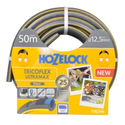 Hozelock Ultramax 116244 Grey & Yellow 5-layer Reinforced Hose Pipe (L)50m