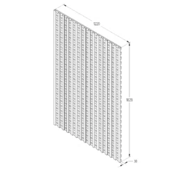 Pine Trellis Panel, Pack Of 5 (W)122cm X (H)183cm 5 Pine Trellis Panel, Pack Of 5 (W)122cm X (H)183cm -Garden Seed Store pine trellis panel pack of 5 w 122cm x h 183cm5013053173442 18bq