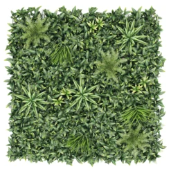 Vertical Square Artificial Plant Wall, (H)1m (W)1m