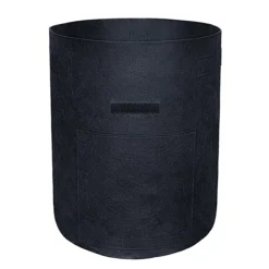 Verve Black Round Planter