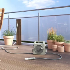 Verve Freestanding Manual Hose Reel Set (L)10m -Garden Seed Store verve freestanding manual hose reel set l 10m5059340250946 02i scaled