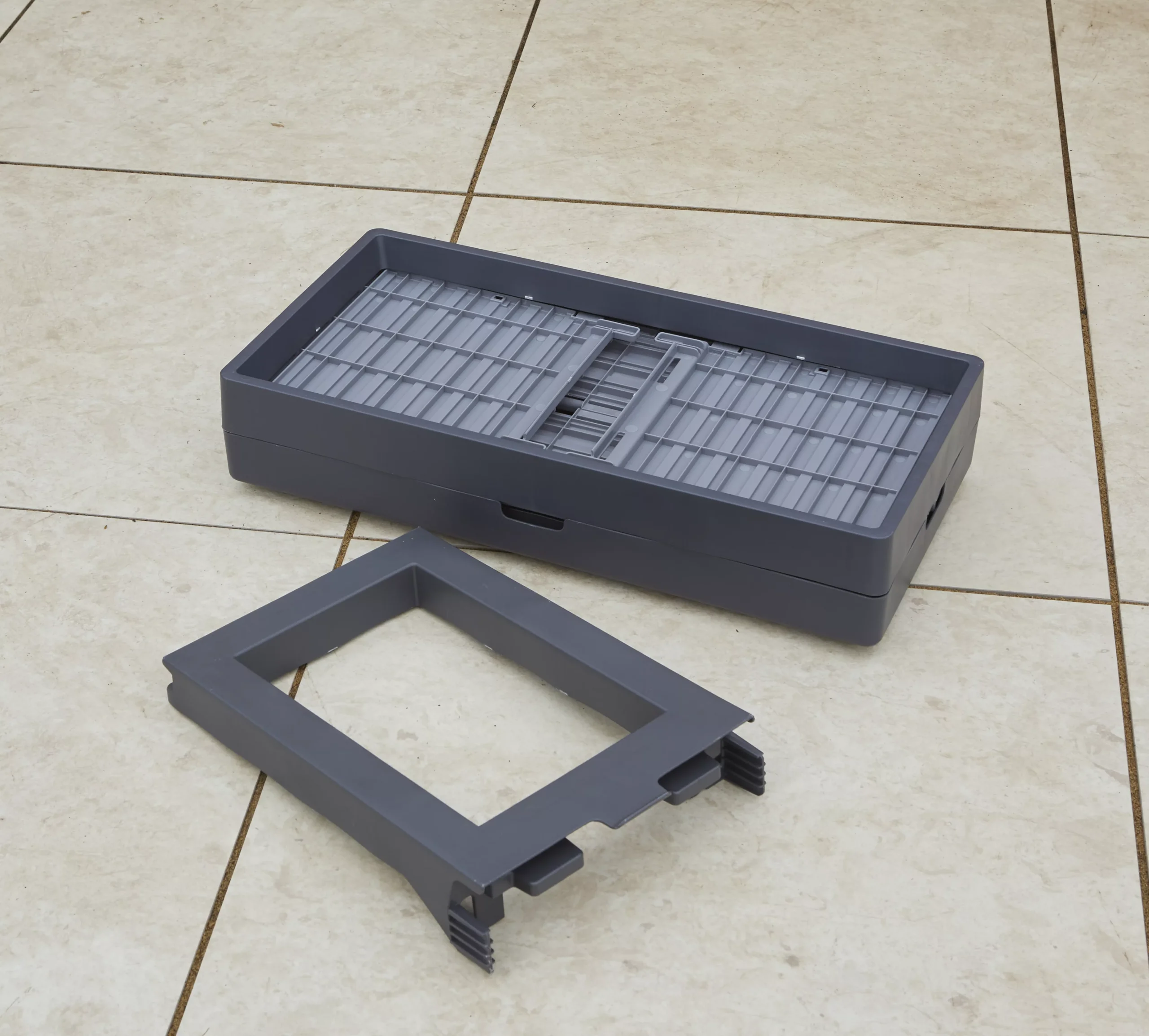 Verve Grey Rectangular Planter, Set 6 Verve Grey Rectangular Planter, Set - Image 6