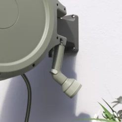 Verve Wall-mounted Auto Hose Reel Set (L)25m -Garden Seed Store verve wall mounted auto hose reel set l 25m5059340250960 02i scaled