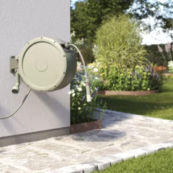 Verve Wall-mounted Auto Hose Reel Set (L)35m -Garden Seed Store verve wall mounted auto hose reel set l 35m5059340250977 05i scaled