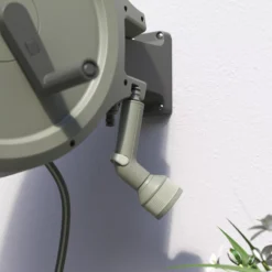 Verve Wall-mounted Manual Hose Reel Set (L)40m -Garden Seed Store verve wall mounted manual hose reel set l 40m5059340251004 02i scaled