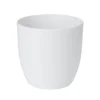 White Ceramic Round Plant Pot (Dia)27cm
